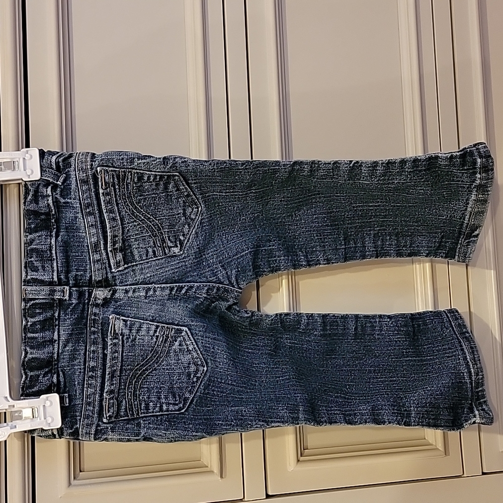 Toddler girl's sparkly jeans. Size 18 months